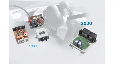 Une protection révolutionnaire pour les passagers : il y a 40 ans, Bosch lançait le calculateur d’airbag électronique pour automobile 