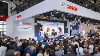 Dr. Stefan Hartung, chairman of the board of management, Robert Bosch GmbH, at the IAA Mobility Bosch press conference.