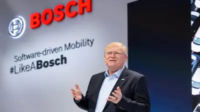 Dr. Stefan Hartung, chairman of the board of management, Robert Bosch GmbH, at the IAA Mobility