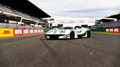 Developed based on the Maserati Nettuno engine, this vehicle impressively demonstrates the high performance of Bosch Motorsport's hydrogen combustion technology.